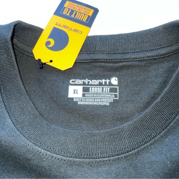 CARHARTT MEN'S LIGHT BLUE LOOSE FIT HEAVYWEIGHT POCKET T-SHIRT SIZE XXL (V) - Picture 3 of 4